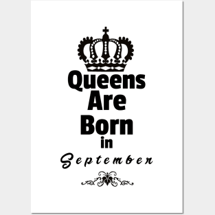 Queens Are Born in September Posters and Art